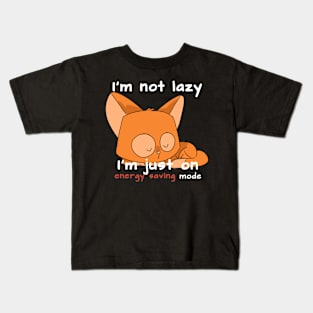 I'm not lazy cat Kids T-Shirt